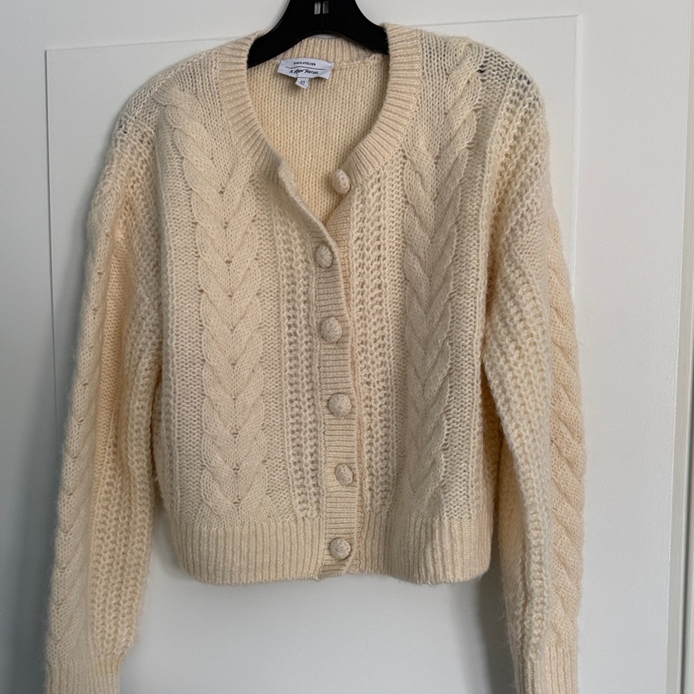& Other Stories Cream Cardigan
